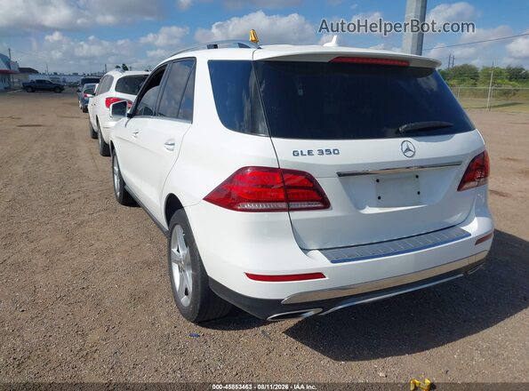 4JGDA5JB0GA707286 2016 MERCEDES-BENZ GLE 350 White Հետևի ձախ