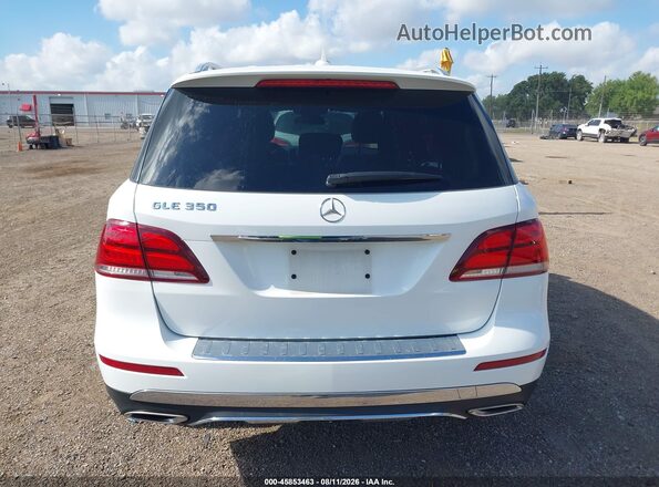 4JGDA5JB0GA707286 2016 MERCEDES-BENZ GLE 350 White 