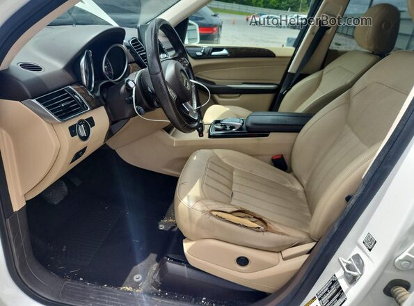 4JGDA5JB0GA713668 2016 MERCEDES-BENZ GLE White Вид салону спереду