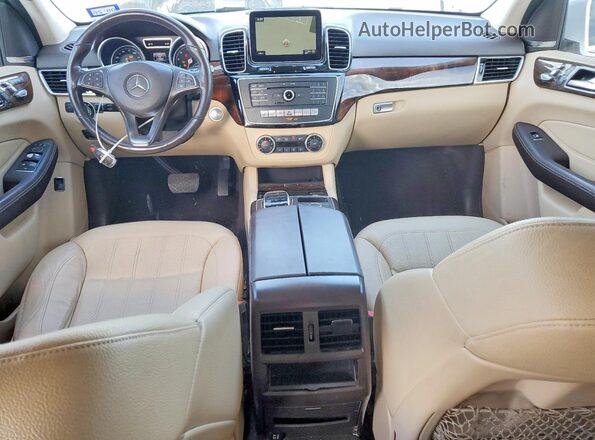 4JGDA5JB0GA785504 2016 MERCEDES-BENZ GLE White Առջևի վահանակի տեսք
