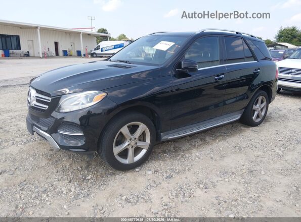 4JGDA5JB0GA786121 2016 MERCEDES-BENZ GLE 350 Black Առջևի ձախ երեք քառորդ տեսարան