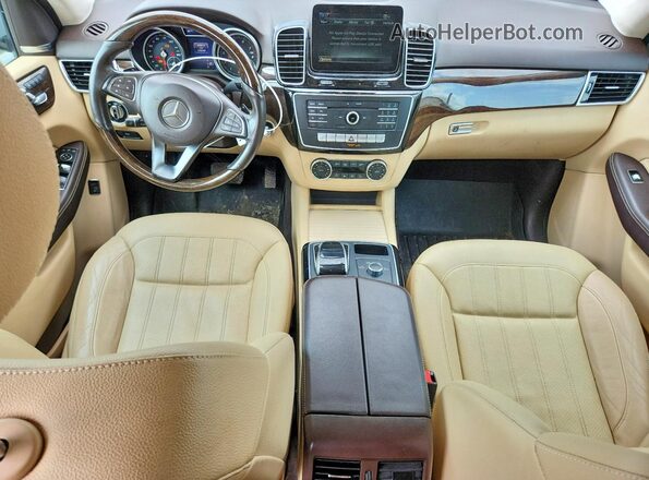4JGDA5JB0GA791108 2016 MERCEDES-BENZ GLE Silver Առջևի վահանակի տեսք