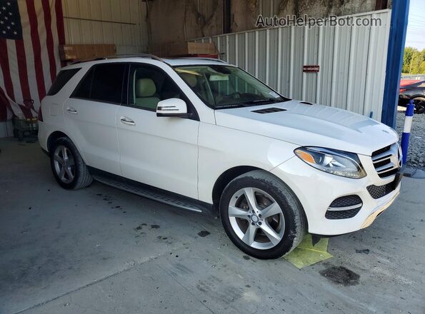 4JGDA5JB0HA872353 2017 MERCEDES-BENZ GLE-CLASS White წინა პანელის ხედი