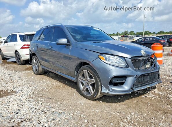4JGDA5JB0HA939520 2017 MERCEDES-BENZ GLE Gray Delantero derecho