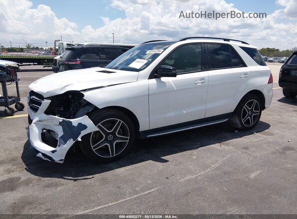 4JGDA5JB0HA990483 2017 MERCEDES-BENZ GLE 350 White Առջևի ձախ երեք քառորդ տեսարան