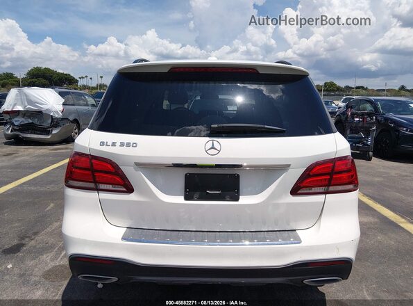 4JGDA5JB0HA990483 2017 MERCEDES-BENZ GLE 350 White 