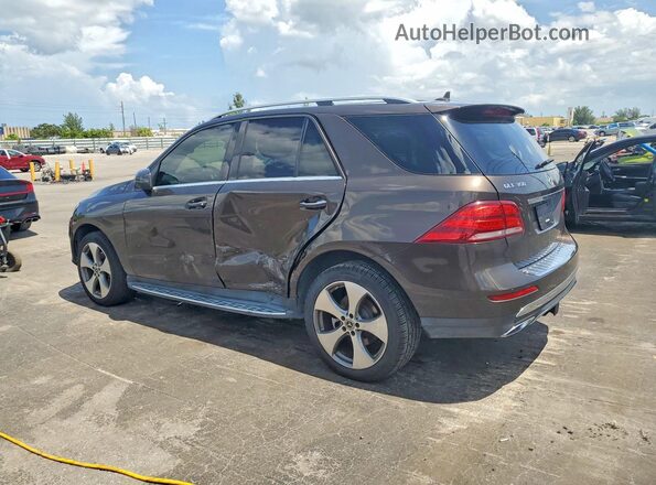 4JGDA5JB1JB129278 2018 MERCEDES-BENZ GLE Brown უკანა მარცხენა