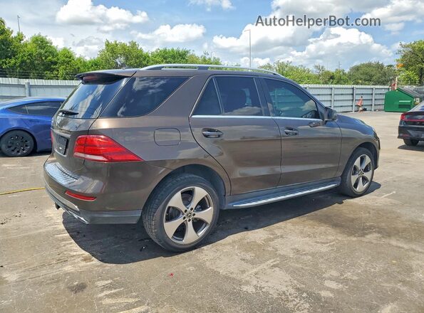 4JGDA5JB1JB129278 2018 MERCEDES-BENZ GLE Brown უკანა მარჯვენა