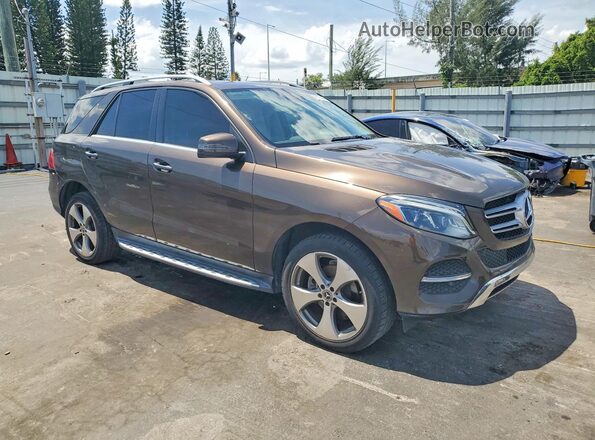 4JGDA5JB1JB129278 2018 MERCEDES-BENZ GLE Brown წინა მარჯვენა