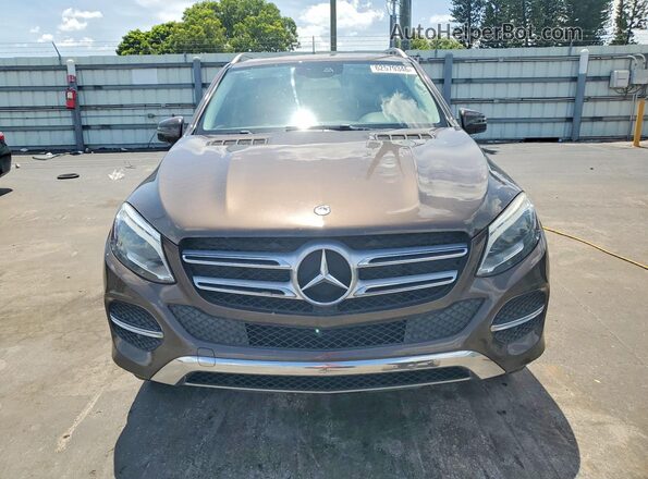 4JGDA5JB1JB129278 2018 MERCEDES-BENZ GLE Brown წინა ხედი