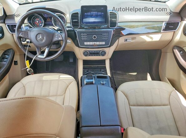 4JGDA5JB1JB129278 2018 MERCEDES-BENZ GLE Brown წინა პანელის ხედი