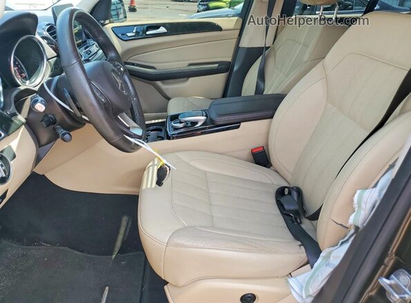 4JGDA5JB1JB129278 2018 MERCEDES-BENZ GLE Brown წინა სალონის ხედი