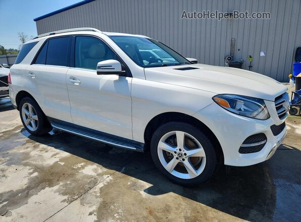 4JGDA5JB1JB147876 2018 MERCEDES-BENZ GLE White Przód prawy