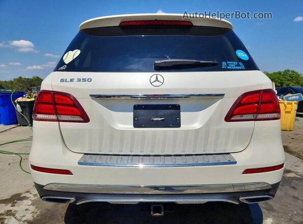 4JGDA5JB1JB147876 2018 MERCEDES-BENZ GLE White Widok z tyłu