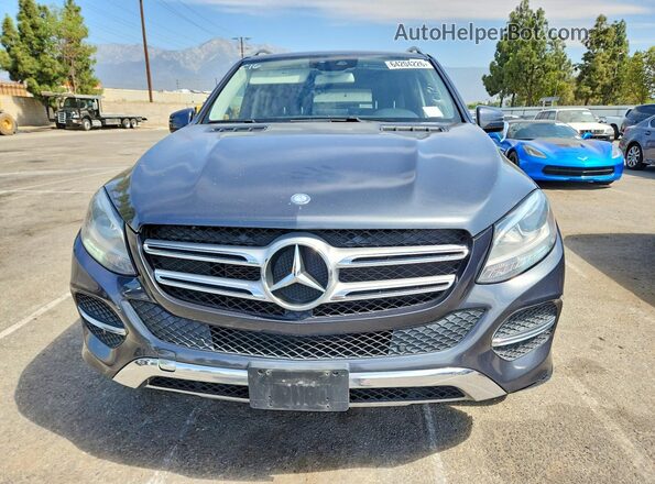 4JGDA5JB2GA689230 2016 MERCEDES-BENZ GLE Gray Front view