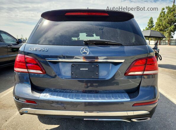 4JGDA5JB2GA689230 2016 MERCEDES-BENZ GLE Gray Rear view