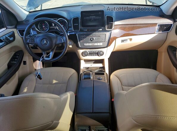 4JGDA5JB2HA847776 2017 MERCEDES-BENZ GLE Black წინა პანელის ხედი