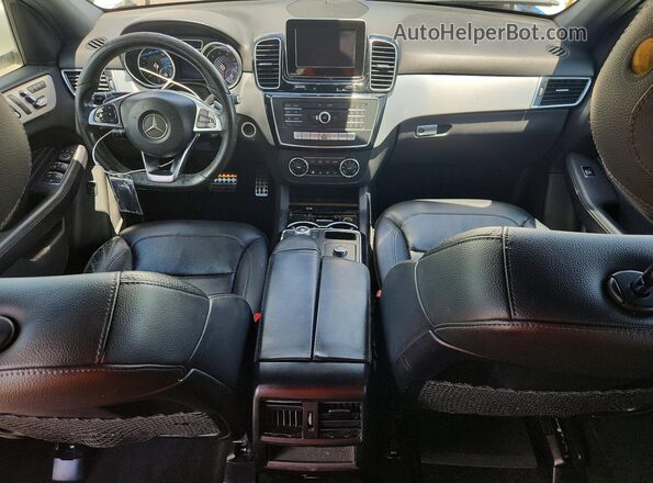 4JGDA5JB2HA905479 2017 MERCEDES-BENZ GLE White Widok deski rozdzielczej