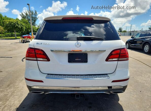 4JGDA5JB2HA905479 2017 MERCEDES-BENZ GLE White Widok z tyłu