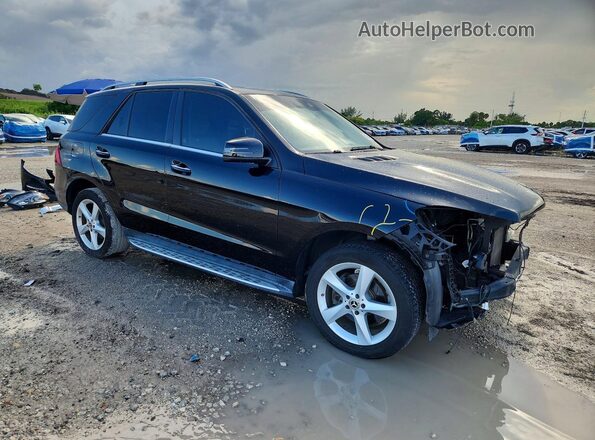 4JGDA5JB2JB030923 2018 MERCEDES-BENZ GLE Черный Передняя правая четверть