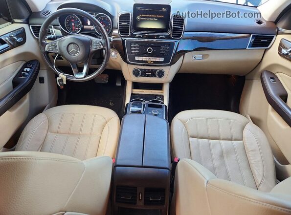 4JGDA5JB2JB030923 2018 MERCEDES-BENZ GLE Черный Вид панели приборов