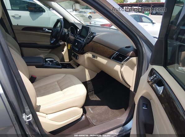 4JGDA5JB3GA655801 2016 MERCEDES-BENZ GLE 350 Gray Widok wnętrza z przodu