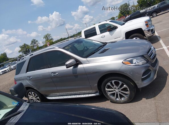 4JGDA5JB3GA655801 2016 MERCEDES-BENZ GLE 350 Gray Widok wnętrza z tyłu