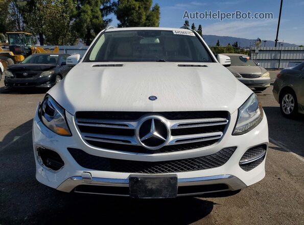 4JGDA5JB3GA751976 2016 MERCEDES-BENZ GLE White Widok z przodu