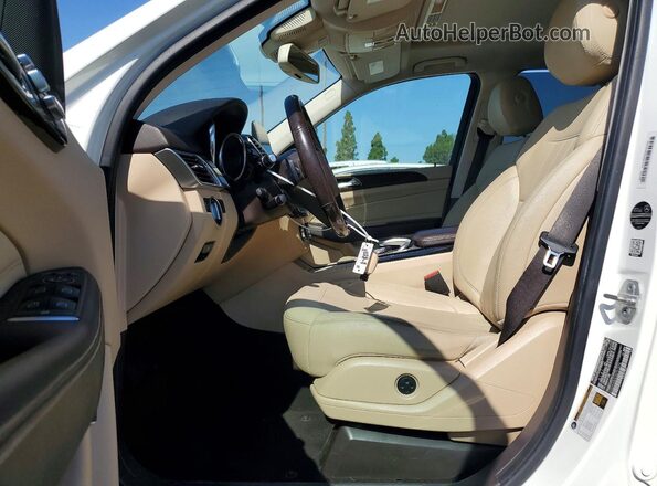 4JGDA5JB3GA751976 2016 MERCEDES-BENZ GLE White Widok wnętrza z przodu