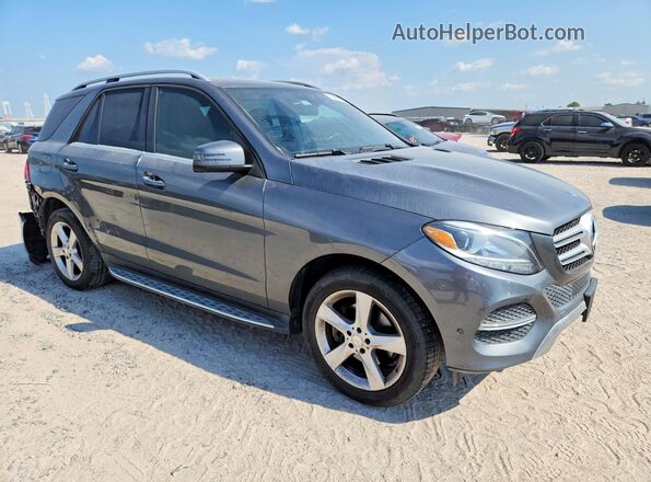 4JGDA5JB3HA857717 2017 MERCEDES-BENZ GLE Gray წინა პანელის ხედი