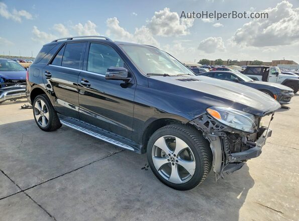 4JGDA5JB3JB053868 2018 MERCEDES-BENZ GLE Черный Передняя правая четверть