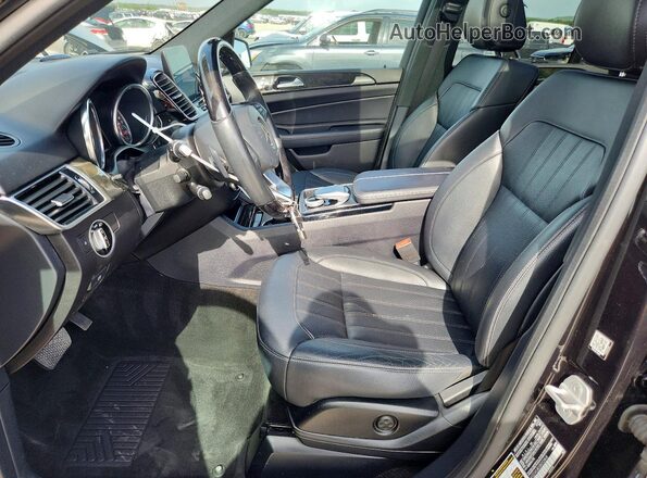 4JGDA5JB3JB053868 2018 MERCEDES-BENZ GLE Черный Вид салона спереди