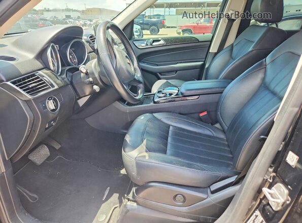 4JGDA5JB4GA712801 2016 MERCEDES-BENZ GLE Black Widok wnętrza z przodu