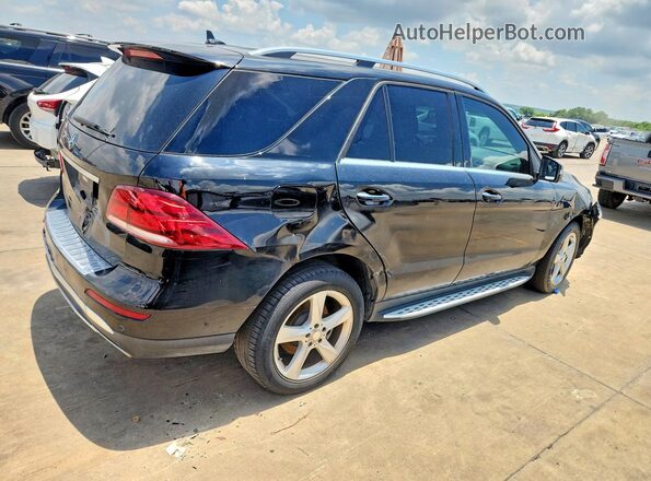 4JGDA5JB4GA712801 2016 MERCEDES-BENZ GLE Black Tył prawy