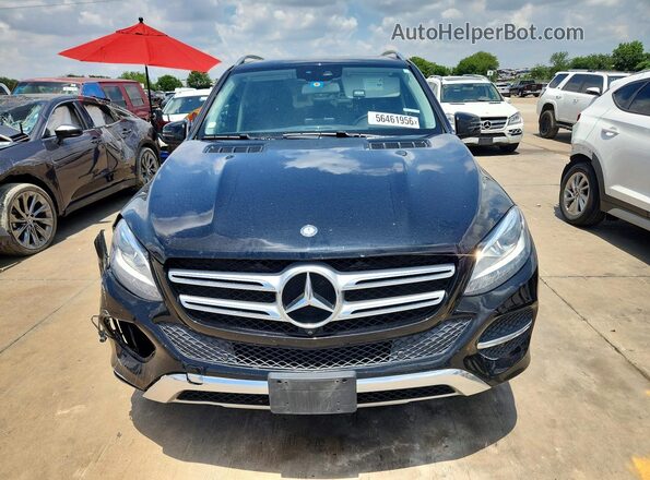 4JGDA5JB4GA712801 2016 MERCEDES-BENZ GLE Black Widok z przodu