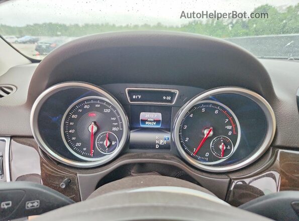 4JGDA5JB4HA950178 2017 MERCEDES-BENZ GLE White Սարքավորումների վահանակի տեսք