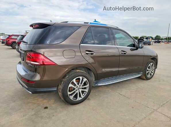 4JGDA5JB4HA981320 2017 MERCEDES-BENZ GLE Brown Trasero derecho