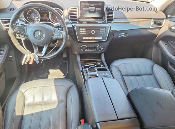 4JGDA5JB5GA710037 2016 MERCEDES-BENZ GLE Silver Widok deski rozdzielczej