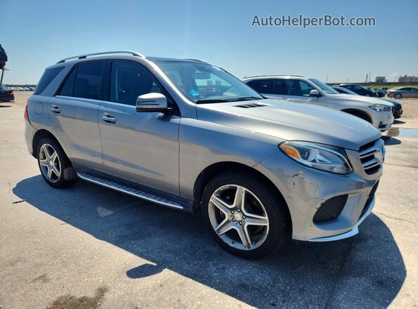 4JGDA5JB5GA710037 2016 MERCEDES-BENZ GLE Silver Przód prawy