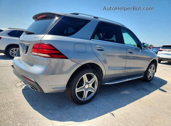 4JGDA5JB5GA710037 2016 MERCEDES-BENZ GLE Silver Tył prawy