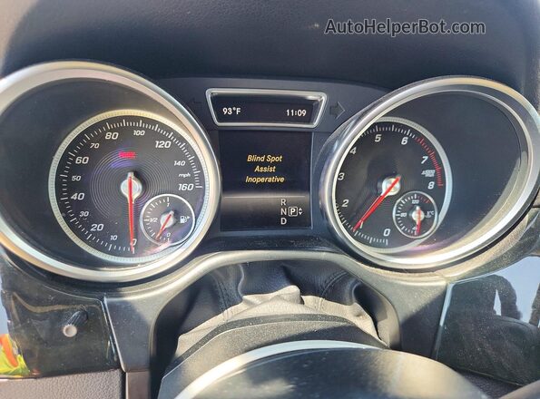 4JGDA5JB5GA710037 2016 MERCEDES-BENZ GLE Silver Widok zestawu wskaźników