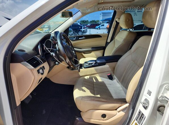4JGDA5JB5GA772182 2016 MERCEDES-BENZ GLE White წინა სალონის ხედი