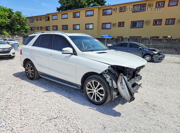 4JGDA5JB5GA772182 2016 MERCEDES-BENZ GLE White წინა მარჯვენა