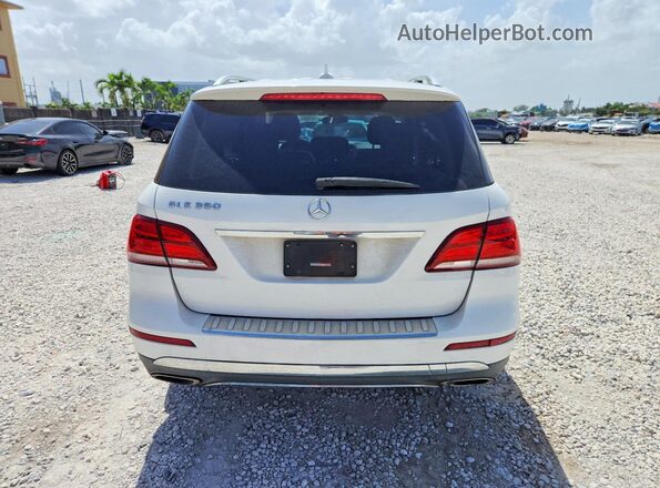 4JGDA5JB5GA772182 2016 MERCEDES-BENZ GLE White უკანა ხედი