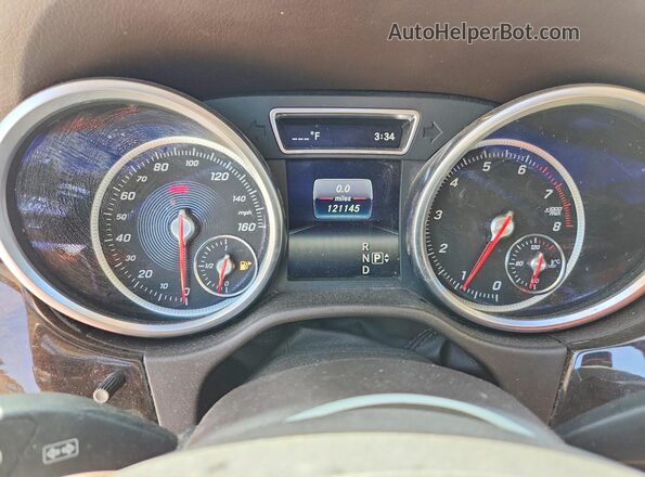 4JGDA5JB5GA772182 2016 MERCEDES-BENZ GLE White ხელსაწყოთა პანელის ხედი