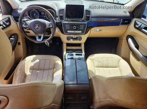 4JGDA5JB5GA772182 2016 MERCEDES-BENZ GLE White წინა პანელის ხედი