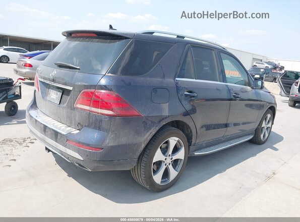 4JGDA5JB5HA834083 2017 MERCEDES-BENZ GLE 350 Blue უკანა მარჯვენა