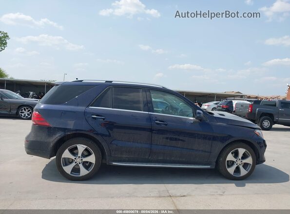 4JGDA5JB5HA834083 2017 MERCEDES-BENZ GLE 350 Blue უკანა სალონის ხედი