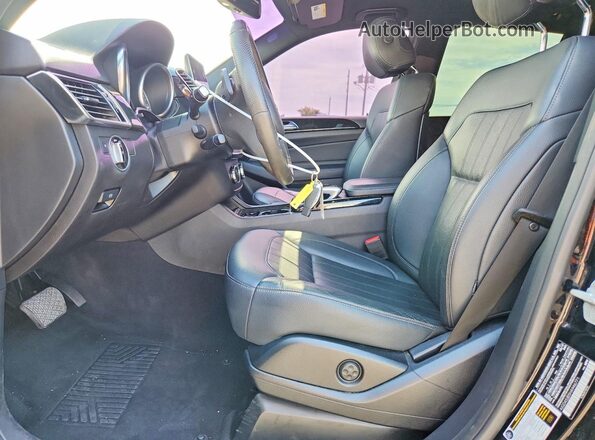 4JGDA5JB5HA946771 2017 MERCEDES-BENZ GLE Black Вид салону спереду