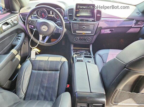 4JGDA5JB5HA946771 2017 MERCEDES-BENZ GLE Black Вид панелі приладів